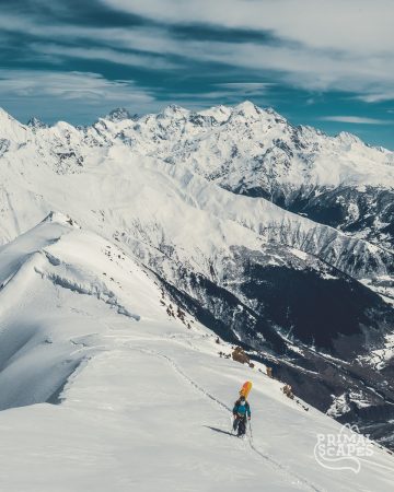 Bootpacking with a view on Svaneti range